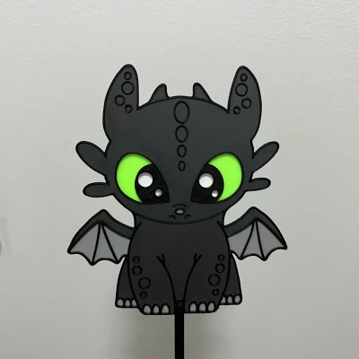 Rồng Vô Danh - Trang Trí Bánh Kem - Bí Kíp Luyện Rồng - Bezzubka