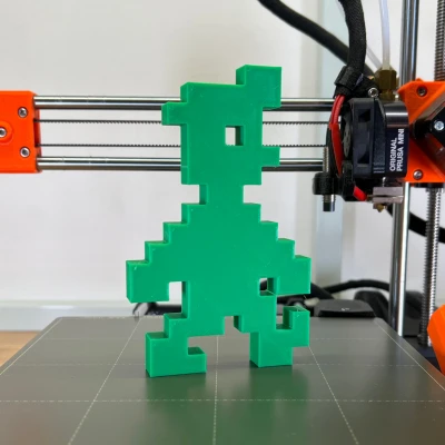 Mô Hình Miner Willy - Nhân Vật Pixel Art Độc Đáo