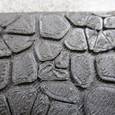 Con dấu họa tiết Voronoi cho đất sét hoặc tạo hình