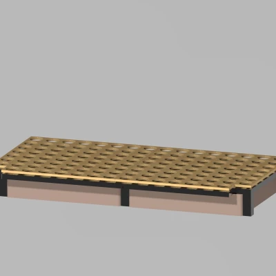 Cover quạt 140mm/120mm cho QUBE 500 với lỗ gắn phụ kiện liên tục