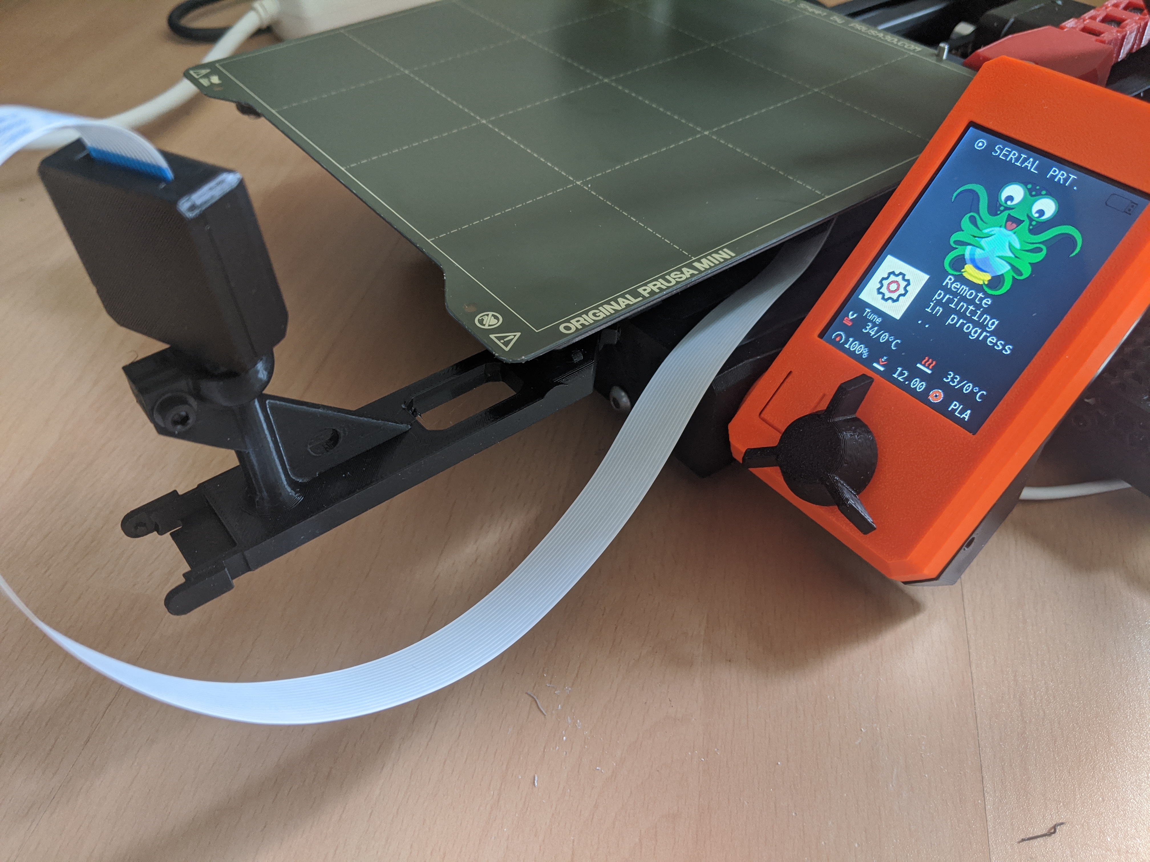 Giá Đỡ Camera Prusa Mini Có Dây Xích Cáp