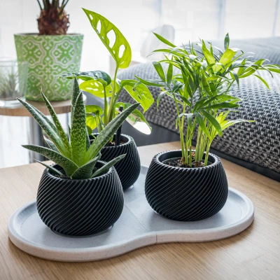 Đế Chậu Module cho Chậu Hoa Xoắn Hiện Đại