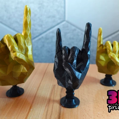 Bobblehand - Rock On! - Mô hình in 3D