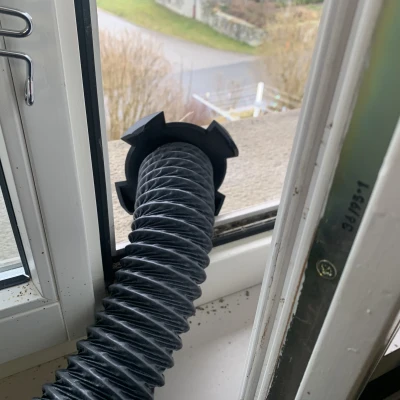 Móc giữ ống hút khói máy laser Creality Falcon 2 (ø 80mm)