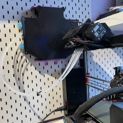 Treo bộ đệm MMU3 lên vách Skadis