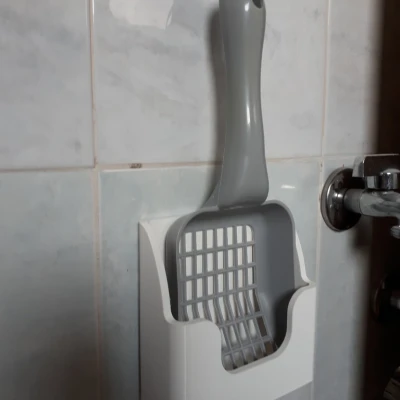 Kệ Treo Xẻng Cào Cát Vệ Sinh Cho Mèo v.2