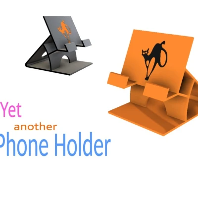 Một đế đựng điện thoại nữa có logo mèo