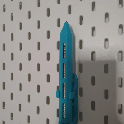 Ống thiếc hàn và đế giữ cho Ikea Skadis