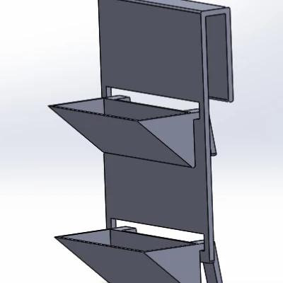 Chậu cây thẳng đứng cho hồ cá