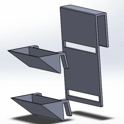 Chậu cây thẳng đứng cho hồ cá