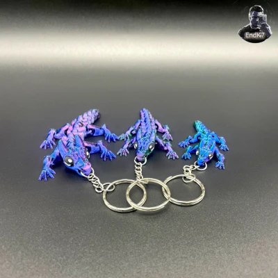 Móc Khóa Rồng Bò Con - Linh Hoạt - In Không Cần Hỗ Trợ