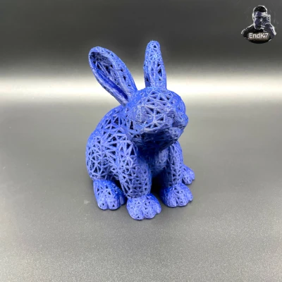 Thỏ Phục Sinh Voronoi Dễ Thương