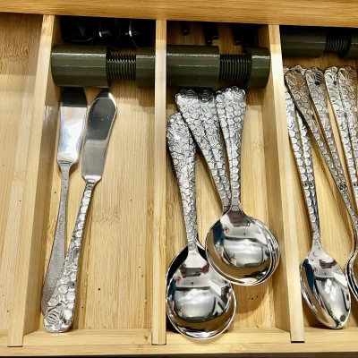 Bộ Chia Ngăn Kéo Muỗng Nĩa Có Thể Mở Rộng