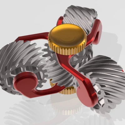 Spinner Bánh Răng Ba Cánh - "Gear Fidget Spinner"