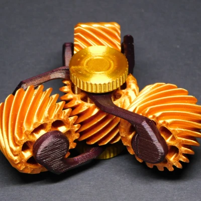Spinner Bánh Răng Ba Cánh - "Gear Fidget Spinner"