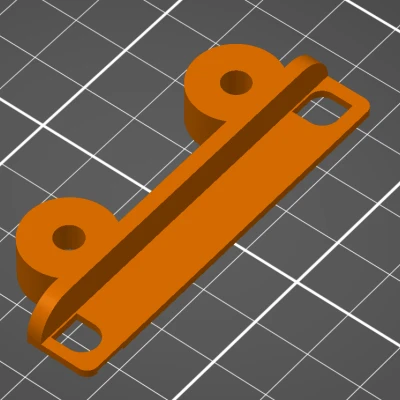 Giá treo tường cho vỏ nhôm Raspberry Pi 4