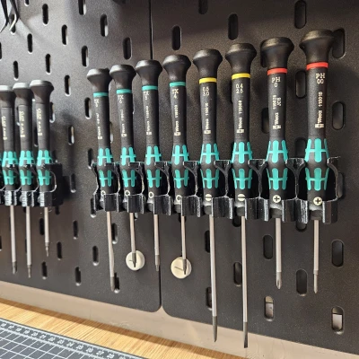 Giá Đỡ Skadis Cho Tua Vít Wera Kraftform x8