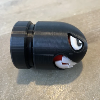 Chốt đỏ gắn đèn cho Bullet Bill đã sửa