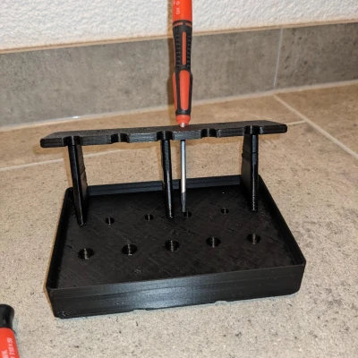 Kệ Tua Vít Gridfinity Phiên Bản Ngắn Hơn