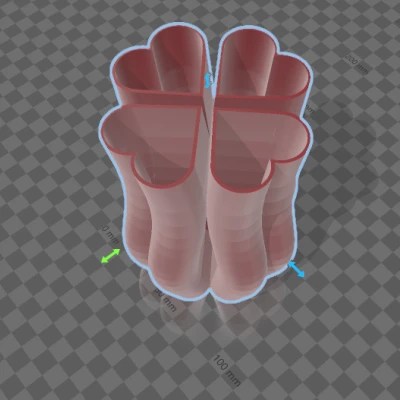 Chậu Hoa Hình Trái Tim