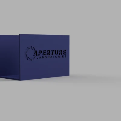 Chỗ cắm thư hình Logo Aperture Laboratories