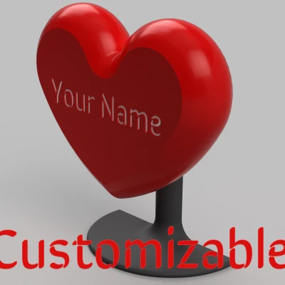 Trái Tim 3D Tùy Chỉnh