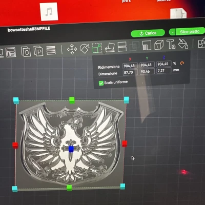 Huy hiệu Black Clover Đại Bàng Bạc