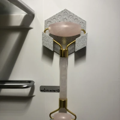 Giá đỡ Con lăn massage mặt bằng Ngọc Bích/Đá Hồng