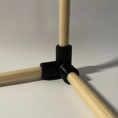 Khớp nối ống 3 chiều, đường kính 12mm, góc 90°