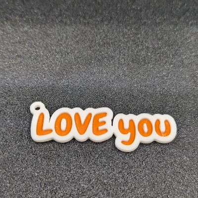 Móc khóa Love You - Quà tặng Valentine