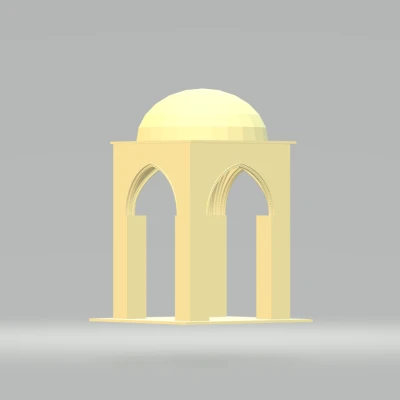 Faro y cupula con columnas