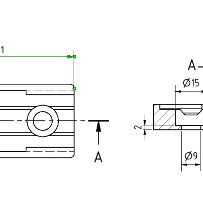 Giá Đỡ Trượt Cho Thanh Nhôm Định Hình