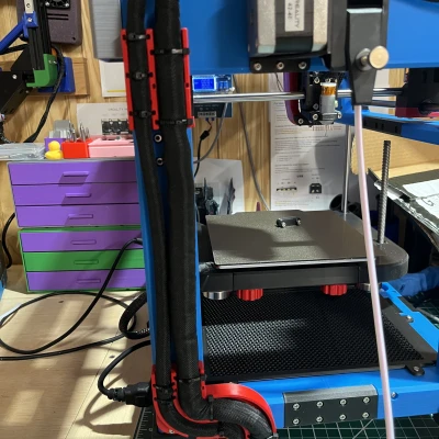 The 100 Cable Management - Giải pháp quản lý dây cáp gọn gàng cho máy in The 100