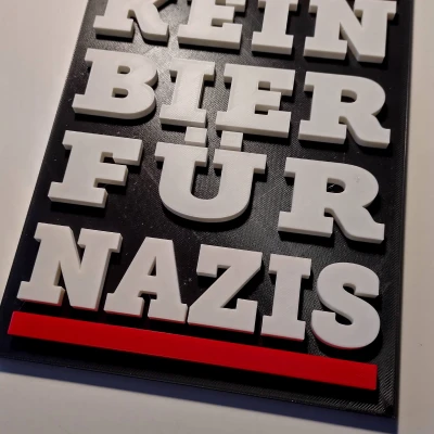 Tấm bảng "Không có bia cho Đức Quốc xã" - Kein Bier für Nazis