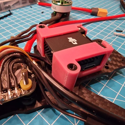 DJI O3 AirUnit Mount cho Khung Rotoroma Buddy - Bảo trì không cần dụng cụ - Tùy chỉnh hoàn toàn - OpenSCAD