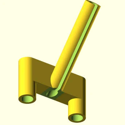 Giá đỡ ăng-ten DJI O3 cho khung Rotoroma Buddy - Tùy chỉnh hoàn toàn - OpenSCAD