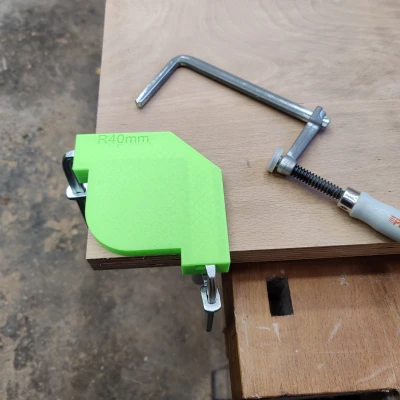 Khuôn Bo Góc Router 40mm + 20mm + Đế Gắn Tường