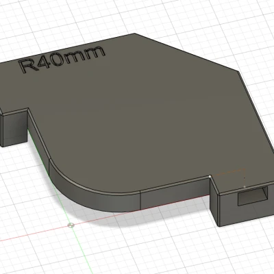 Khuôn Bo Góc Router 40mm + 20mm + Đế Gắn Tường