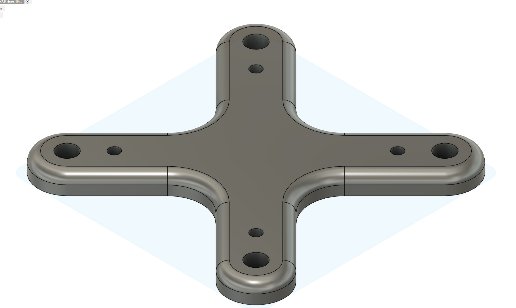 Bộ Chuyển Đổi VESA Nâng 10mm từ 100x100 sang 75x75