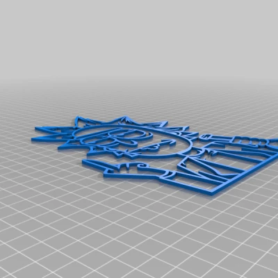 Hình bóng Rick Sanchez Remix Có Chân Đế