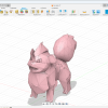 Mô Hình Growlithe Low Poly - Thumbnail 2