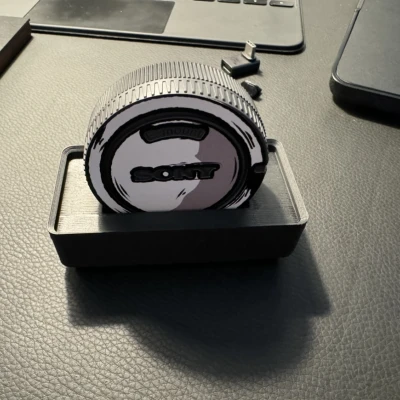 Giá Đỡ Nắp Ống Kính Sony E-Mount & Nắp Máy Ảnh Gridfinity