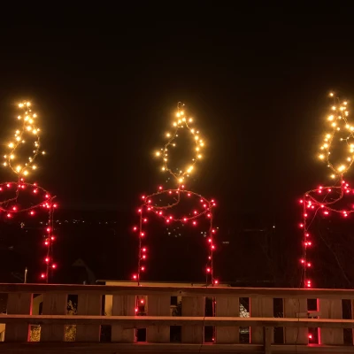 Nắp Đậy Đèn LED Dây Trang Trí Nhiều Màu