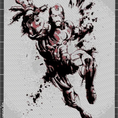 Ironman inked - Hueforge