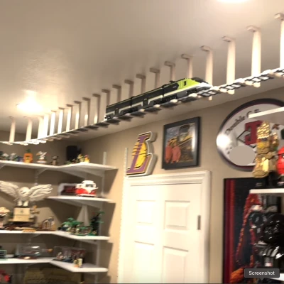 Giá đỡ trần đường ray tàu Lego