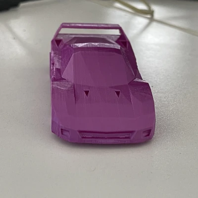 Mô hình Ferrari F40 Low-Poly (In Liền Mạch)