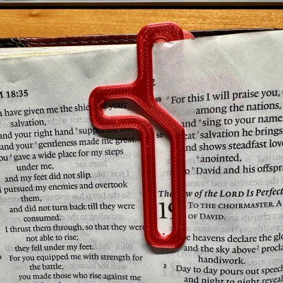 Dấu trang hình Thánh Giá - Có 4 mẫu