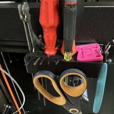 Giá Đựng Đồ Cho Prusa XL Có Thêm Chỗ Để Đồ