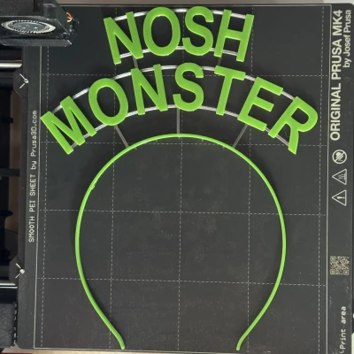 Băng Đô Đầu Quái Vật Nosh