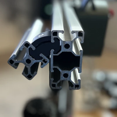 Pát nối nhôm định hình góc 45 độ